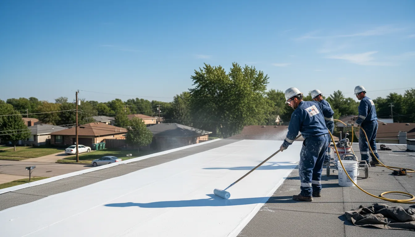 Commercial roof coating in Furlong, PA near me